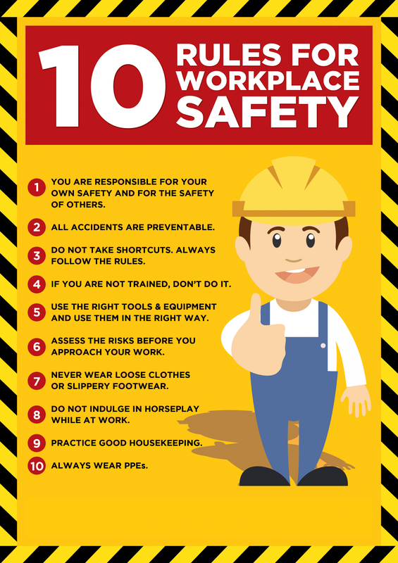 Top Rules For Workplace Safety - Nebosh course training